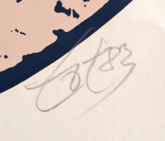 Amerigo Tot(1909-1984): Aktok. Linó, papír. Jelzett. 31x31 cm Paszpartuban