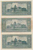 1946. 100.000.000MP (3x) T:I- egyiken fo.
Adamo P33