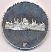 Bozó Gyula (1913-2004) DN "Magyar Köztársaság Országgyűlése" Ag emlékérem, eredeti dísztok...