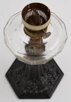 Üvegtestű petróleum lámpa 45 cm