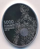 2018. 5000Ft Ag "Hevesy György (Magyar Nobel-díjasok sorozat)" tanúsítvánnyal T:PP