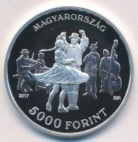 2017. 5000Ft Ag "Lajtha László születésének 125. évfordulója" tanúsítvánnyal T:PP