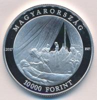 2017. 10.000Ft Ag "Kossuth Zsuzsanna születésének 200. évfordulója" tanúsítvánnyal T:PP