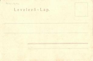 Poltár, Fő utca, Krausz Péter üzlete, M. kir. Posta hivatal / main street, shops, post office (fl)