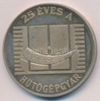 1977. 25 éves a hűtőgépgyár / 1952-1977 Jászberény peremén jelzett Ag emlékérem (43g/0.835/42,5mm) T:1- (eredetileg PP)