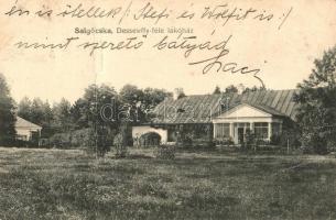 1912 Salgócska, Salgocka; Dessewffy féle lakóház, kastély / villa, castle (fa)