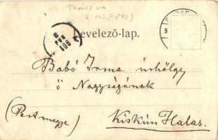 1901 Stubnyafürdő, Túróchévíz, Stubnianske Teplice, Turcianske Teplice; Zöld tükörfürdő / spa hall, ...