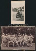 cca 1900-1930 3 db érdekes fotó , 8,5×5,5 és 16,5×12 cm között