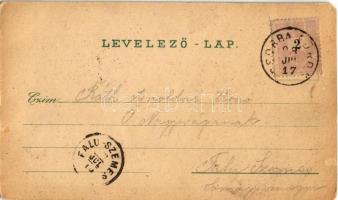 1898 (Vorläufer!) Tátra, Tatry; Csorba-tó, Klimo szálloda / Strbské pleso, lake, hotel. Kunstanstalt...