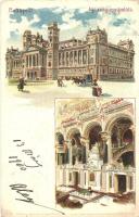 1900 Budapest V. Igazságügyi palota, belső. Kunstanstalt "Kosmos" S. IX. Art Nouveau litho (EK)