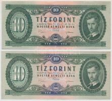 1962. 10Ft + 1969. 10Ft (4x) T:II