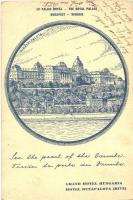 1925 Budapest I. Királyi palota, vár (EK)