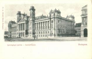 Budapest V. Igazságügyi Palota. Divald Károly 11. sz. (EK)