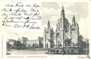 1899 Budapest XIV. Közlekedési Múzeum. Divald Károly 40. sz. (EK)