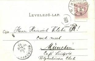 1899 Budapest XIV. Közlekedési Múzeum. Divald Károly 40. sz. (EK)