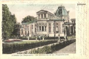 1906 Budapest XIII. Margitsziget, fürdőház. Ganz Antal 55. (EK)