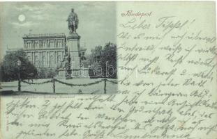 1898 Budapest V. Széchenyi szobor, Magyar Tudományos Akadémia (vágott / cut)