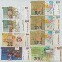 Szlovénia 1992. 10T (2x) + 20T + 50T + 100T (3x) + 200T T:III,III-
Slovenia 1992. 10 Tolarjev (2x) ...