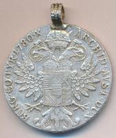 Ausztria 1780SF Tallér Ag "Mária Terézia" utánveret jelzett, füllel medállá alakítva (össz...
