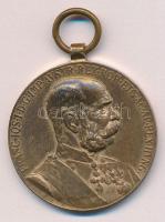 1898. Jubileumi Emlékérem Fegyveres Erő Számára / Signum memoriae (AVSTR) Br kitüntetés T:3  Hungary 1898. Commemorative Jubilee Medal for the Armed Forces decoration C:F  NMK 249.