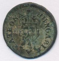 1706C-M Rézpoltúra "II. Rákóczi Ferenc" (2,81g) T:2- patina Hungary 1706C-M Poltura "...