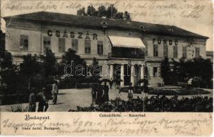 1905 Budapest II. Császár fürdő. Ganz Antal 78. sz. (EK)