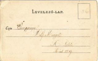 Budapest XV. Rákospalota-Újpest, Palota-Újpest; vasútállomás. Schön Bernát kiadása / Bahnhof / railw...