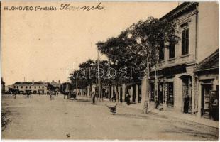 1919 Galgóc, Frasták, Hlohovec; Fő tér, zsinagóga a háttérben / main square, synagogue in the background  (Rb)