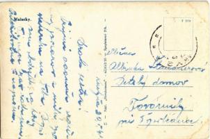 Malacka, Malacky; zsinagóga, Grünhut üzlete, pedikür, Bata cipőbolt / synagoguea, shops