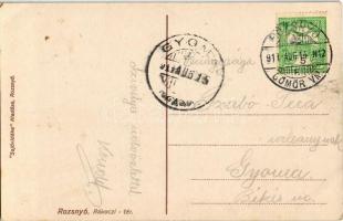 1911 Rozsnyó, Roznava; Rákóczi tér, zsinagóga. Sajóvidéke kiadása / synagogue (EK)