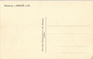 Breznóbánya, Brezno nad Hronom; Szokol épület / Sokolovna, Biosokol / Sokol building. Foto atelier M...