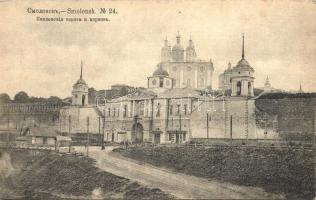 Smolensk, Smolensk Gate and Church (Smolensk Kremlin). Phototypie Scherer, Nabholz & Co.
