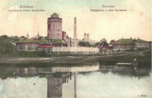 Kolomna, Aqueduc et riviere Kolomenka / Auqueduct and River Kolomenka (r)