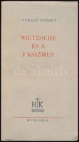 Lukács György: Nietzsche és a fasizmus. Bp.,1949,Hungária, 87 p. Második kiadás. Kiadói papírkötés.