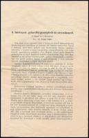 Dr. Vajda Tódor: A bárányok galandférgességéről és orvoslásáról. Bp.,1929, "Pátria", 30 p....