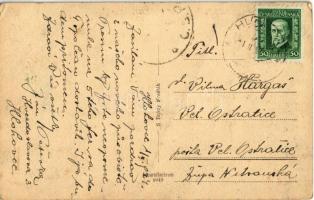 Galgóc, Frasták, Hlohovec; utcakép, Wertheimer Ignácz üzlete / street view with shop  (EK)