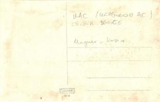 Ungvár, Uzshorod, Uzhorod; UAC (Uzhgorod AC) és CSSK Kosice sportolók csoportképe / sport teams. pho...