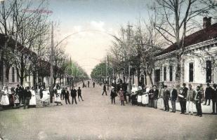 Óbecse, Stari Becej; Fő utca. Kiadja Lévai Lajos / main street