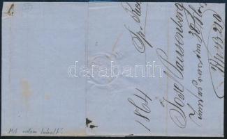 3kr helyi levélen teljes tartalommal "HERMANNSTADT" 3kr on local cover with full content &...
