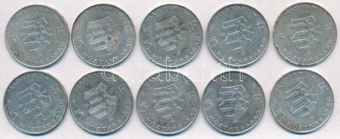 1947. 5Ft Ag "Kossuth" (10x) T:2,2-,3 ph