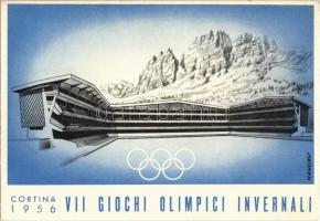 1956 Cortina, VII Giochi Olimpici Invernali / 1956 VII Winter Olympic Games in Cortina dAmpezzo, ice stadium s: Mancioli