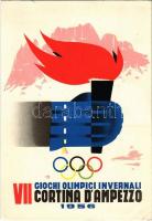1956 Cortina, VII Giochi Olimpici Invernali / 1956 VII Winter Olympic Games in Cortina dAmpezzo s: Bonilauri (EK)