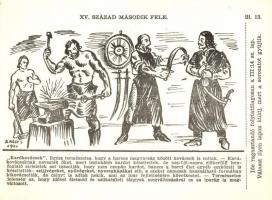 16 db képeslap a "A Magyar Sors - bajtársi levelezés" III. sz. (gazdaságtörténeti) 22 dara...