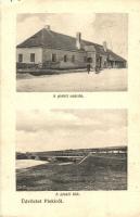1910 Piski, Simeria; a piski csárda és a híd. Adler fényirda / restaurant and bridge (EK)