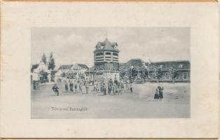 1915 Tata, Tatatóváros; képeslapfüzet 8 képpel / postcard booklet iwth 8 pictures