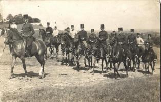 Osztrák-magyar lovas katonák / WWI Austro-Hungarian K.u.K. military cavalrymen. Fr. Guld photo (Rb)