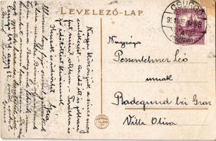 Csurgó, MÁV osztálymérnökség, Vasútállomás. Oszeszly M. Viktor kiadása (r)