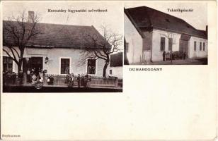 1911 Dunabogdány, Takarékpénztár, Keresztény fogyasztási szövetkezet üzlete (Rb)