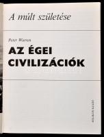 Peter Warren: Az égei civilizáció. A múlt születése. Bp.,1989, Helikon. Kiadói egészvászon-kötés, ki...