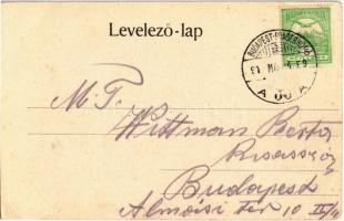 Tab, Járásbíróság, Hengergőzmalom, Vasúti szálloda. Özv. Herczog Ignáczné kiadása